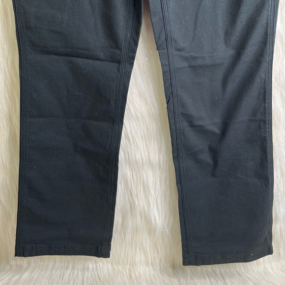 Duluth Curvesetter Waistband Womens Straight Leg Jeans Black Stretch 10 New - Picture 2 of 9